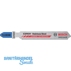 BOSCH Stichs�geblatt T118EHM rostfreier Stahl Expert - 3 St�ck