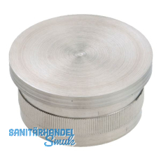 CROSO R�ndelkappe flach, � 33,7 x 2,0 mm, Edelstahl geschliffen V2A