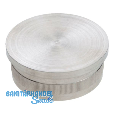 CROSO R�ndelkappe flach, � 42,4 x 2,0 mm, Edelstahl geschliffen V2A