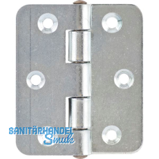 Spezialscharnier 75 x 65 mm, Stahl verzinkt