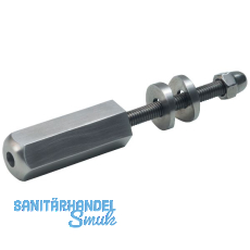 CROSO Schraubterminal gerade, f�r 4 mm Seil, Edelstahl geschliffen V4A