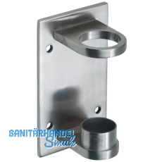 CROSO Wandanker f�r Rundrohr � 42,4mm, Plattengr��e 160 x 90 x 6mm,Edelstahl V2A