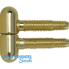 SFS Einbohrband, 13 mm, mit Rundkopf, Stahl vergoldet SFS Einbohrband, 13 mm, mit Rundkopf, Stahl vergoldet