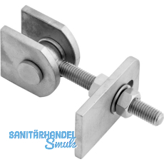 Anschweißtorband verstellbar, Länge 119 mm, Edelstahl V2A Anschweißtorband verstellbar, Länge 119 mm, Edelstahl V2A