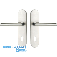 SH-Dr�ckergarnitur ARC - auf Schild PZ88, ohne Kzs., Edelstahl, RC2, H�he 16 mm