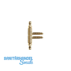 SFS Einbohrband mit Zierkopf, 13 mm, Stahl vermessingt SFS Einbohrband mit Zierkopf, 13 mm, Stahl vermessingt