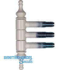 SFS Einbohr Zierband 3-TLG 13 wei� RAL9010