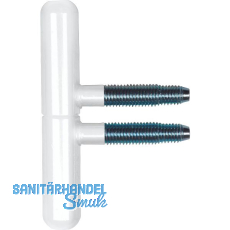 SFS Einbohr Zierband 14 mm, Typ Nussband, Stahl wei� beschichtet RAL 9010
