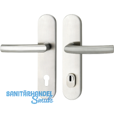 SH-Dr�ckergarnitur RIGA - auf Schild PZ88, mit Kzs., Edelstahl, RC2