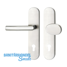 SH-Wechselgarnitur RIGA - auf Schild PZ88, ohne Kzs., Edelstahl, RC2