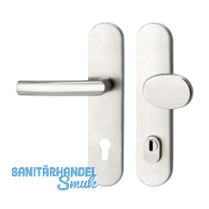 SH-Wechselgarnitur RIGA - auf Schild PZ88, mit Kzs., Edelstahl, RC2