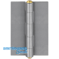 Anschwei�scharnier 60 x 55 x 2,5 mm, Stahl blank