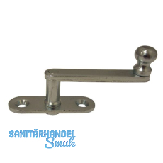 Fensterreiber auf runder Platte, 20 mm, Stahl verzinkt silberf�rbig