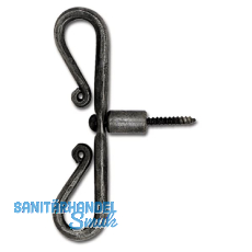 Fensterreiber doppelt, 105 x 17 mm, Eisen verzinkt geschw�rzt