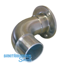 CROSO Flanschrundbogen 90 Grad für Rohr Ø 42,4 x 2, Edelstahl V4A CROSO Flanschrundbogen 90 Grad für Rohr Ø 42,4 x 2, Edelstahl V4A