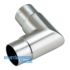 CROSO Eckbogen rund 90° für Rohr ø 33,7 x 2,0 mm, Edelstahl geschliffen V2A CROSO Eckbogen rund 90° für Rohr ø 33,7 x 2,0 mm, Edelstahl geschliffen V2A