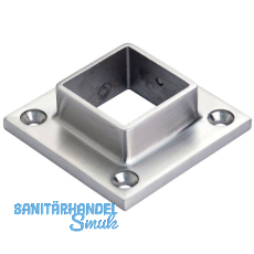CROSO Flansch f�r Vierkantrohr 60 x 60 mm, Edelstahl V4A