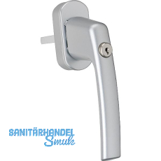 MACO Fenstergriff TRESOR - Sperrzylinder, VK 7 x 35 mm, Alu silber lackiert MACO Fenstergriff TRESOR - Sperrzylinder, VK 7 x 35 mm, Alu silber lackiert