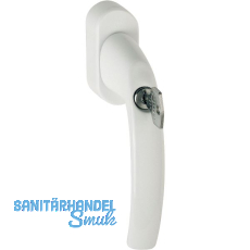 HOPPE Fenstergriff ATLANTA sperrbar Secustik, Aluminium weiß HOPPE Fenstergriff ATLANTA sperrbar Secustik, Aluminium weiß