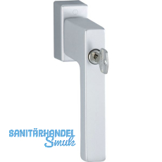 HOPPE Fenstergriff TOULON Sperrzylinder Secustik, VK 32-42 mm, silber eloxiert