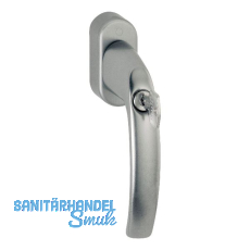 HOPPE Fenstergriff ATLANTA sperrbar Secustik, Aluminium Edelstahl Effekt