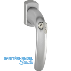 HOPPE Fenstergriff NEW YORK - Sperrzylinder, 90�, VK 7 x 40 mm, Edelstahl Effekt