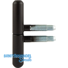 SFS Einbohr Zierband 14 mm, Typ Nussband, Stahl schwarz