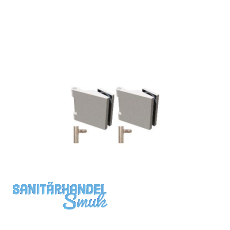 SOLIDO Glast�rbandset Office m. Rahmenteil f. Stahlzarge M10x1,links,mattnickel