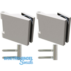 SOLIDO Glast�rbandset Office m. Rahmenteil f. Smart Zargen,rechts,Alu mattnickel