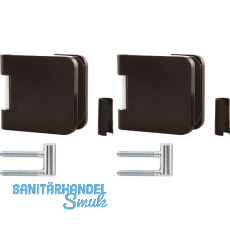 SOLIDO Glast�rbandset Office m. Rahmenteil f. Smart Zargen,rechts,Alu schwarz