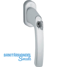 HOPPE Fenstergriff LI�GE - Sperrzylinder, Vierkant 7x43, 100 Nm, silber eloxiert