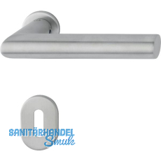 HOPPE Dr�ckergarnitur AMSTERDAM - auf mini Rosette PZ, 40-50, Edelstahl