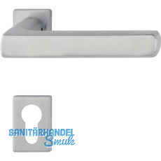 HOPPE Dr�ckergarnitur DALLAS - auf mini Rosette PZ, 40-50, Edelstahl matt