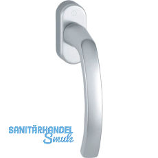 HOPPE Fenstergriff LI�GE, Vierkant 7 x 37 mm, Alu silber eloxiert