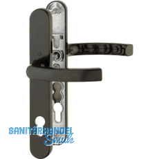 Dr�ckergarnitur LI�GE - auf Schmalschild 36 mm, 67 - 72, braun