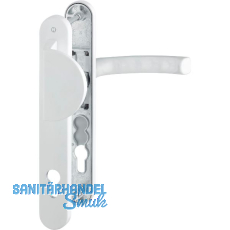 Wechselgarnitur LI�GE - Schmalschild 36 mm, Griffplatte, 67-72, wei�