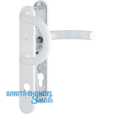 Wechselgarnitur LI�GE - auf Schmalschild 36 mm, 67 - 72, wei�