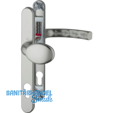 Wechselgarnitur LI�GE - auf Schmalschild 30 mm, Knopf, 72 - 82, Edelstahl-Effekt