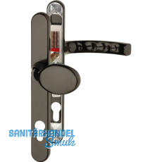 Wechselgarnitur LI�GE - auf Schmalschild 30 mm, Knopf, 72 - 82, braun