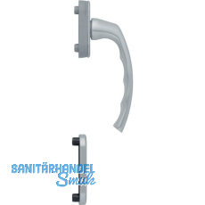 HOPPE Balkontürgriff-Halbgarnitur LIÈGE - innen, silber eloxiert HOPPE Balkontürgriff-Halbgarnitur LIÈGE - innen, silber eloxiert