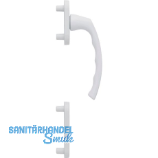 HOPPE Balkont�rgriff-Halbgarnitur LI�GE - au�en hoch, wei�