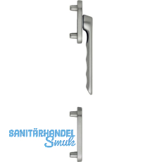 HOPPE Balkont�rgriff-Halbgarnitur LI�GE - au�en flach, Edelstahl-Effekt