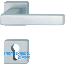 HOPPE Drückergarnitur AUSTIN - auf Rosette PZ, Aluminium silber eloxiert HOPPE Drückergarnitur AUSTIN - auf Rosette PZ, Aluminium silber eloxiert