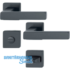 HOPPE Dr�ckergarnitur AUSTIN - auf Rosette WC, TS 37-42 mm, Aluminium schwarz