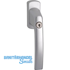 MACO Fenstergriff HARMONY - Sperrzylinder, VK 7x35 mm, Alu silber eloxiert