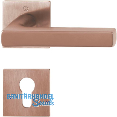 HOPPE Dr�ckergarnitur DALLAS - auf Rosette PZ, Messing kupferfarben satiniert