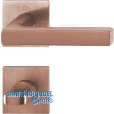 HOPPE Dr�ckergarnitur DALLAS - auf Rosette WC, kupferfarben satiniert