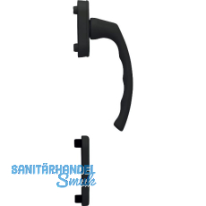 HOPPE Balkont�rgriff-Halbgarnitur LI�GE - innen, schwarz