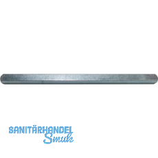 MACO Vierkantstift lose, VK 7 x 69 mm, 43 mm vorstehend, Stahl verzinkt (39014)