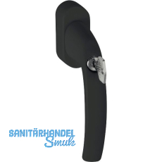 HOPPE Fenstergriff ATLANTA sperrbar Secustik, Aluminium schwarz matt HOPPE Fenstergriff ATLANTA sperrbar Secustik, Aluminium schwarz matt